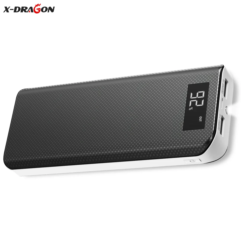 X-DRAGON 15000mAh Power Bank Mobile Phone Charger Dual USB External Battery Charger for iPhone iPad Xiaomi Huawei Cell Phones
X-DRAGON 15000mAh Power Bank Mobile Phone Charger Dual USB External Battery Charger for iPhone iPad Xiaomi Huawei Cell Phones