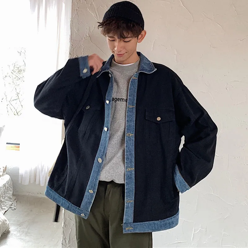 New Men Spring Denim Jacket Vintage Fashion Casual Loose Jeans Coat Streetwear Hip Hop Outerwear Male Overcoat
New Men Spring Denim Jacket Vintage Fashion Casual Loose Jeans Coat Streetwear Hip Hop Outerwear Male Overcoat