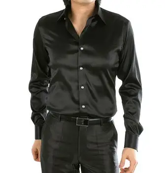 Loldeal Long Sleeve Casual Loose Silk Shirt Men's Wedding Dress Shirt Thin Plus Size Male Wedding Dress Shirts Solid 21 Color
Loldeal Long Sleeve Casual Loose Silk Shirt Men's Wedding Dress Shirt Thin Plus Size Male Wedding Dress Shirts Solid 21 Color