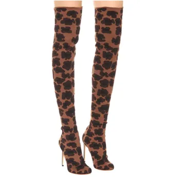 2018 EMMA KING New Fashion Flock Flower Printing Over Knees High Thin Heel Winter Long Boots Model Stage Party Shoes
2018 EMMA KING New Fashion Flock Flower Printing Over Knees High Thin Heel Winter Long Boots Model Stage Party Shoes