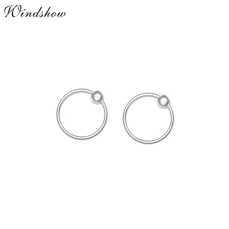 Small Round 925 Sterling Silver Bead Ball Circle Huggies Hoop Earrings For Womens Piercing Body Jewelry Baby Girls Kids Children
Small Round 925 Sterling Silver Bead Ball Circle Huggies Hoop Earrings For Womens Piercing Body Jewelry Baby Girls Kids Children