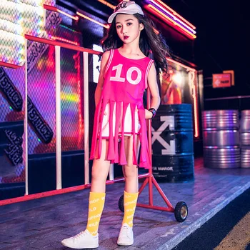 Jazz Dance Costume Girls Hip Hop Dance Practice Clothes Cheerleader Costume Children'S Day Catwalk Show Performance Wear DQL789
Jazz Dance Costume Girls Hip Hop Dance Practice Clothes Cheerleader Costume Children'S Day Catwalk Show Performance Wear DQL789