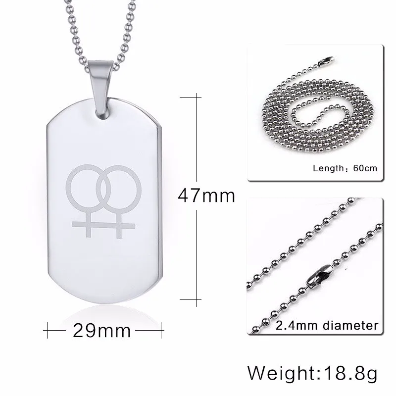 Lesbian Necklace | Lesbian Gay Pendant