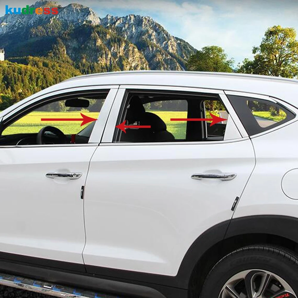 For Hyundai Tucson 2015 2016 2017 2018 Stainless Window Trims Center Pillars B + C Post Window Moulding Auto Accessories 6pcs
For Hyundai Tucson 2015 2016 2017 2018 Stainless Window Trims Center Pillars B + C Post Window Moulding Auto Accessories 6pcs