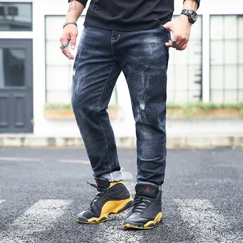 Jeans men 2020 Summer tide brand New Modis Large size Men's Stretch Casual jeans Men's Loose Straight Black gray Denim trousers
Jeans men 2020 Summer tide brand New Modis Large size Men's Stretch Casual jeans Men's Loose Straight Black gray Denim trousers