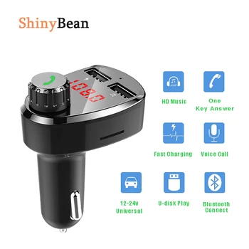 FM Transmitter Bluetooth Car Kit Cigarette Lighter HD Screen Transmitter Handsfree FM Modulator Transmissor Radio
FM Transmitter Bluetooth Car Kit Cigarette Lighter HD Screen Transmitter Handsfree FM Modulator Transmissor Radio