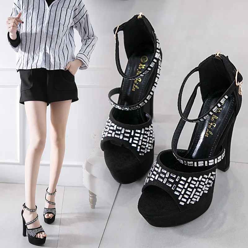 LTARTA 2019 high-heeled Sandals Rhinestones Word Buckle women's Shoes Waterproof Platform Fish Mouth Sandals CWF-qm639-5
LTARTA 2019 high-heeled Sandals Rhinestones Word Buckle women's Shoes Waterproof Platform Fish Mouth Sandals CWF-qm639-5