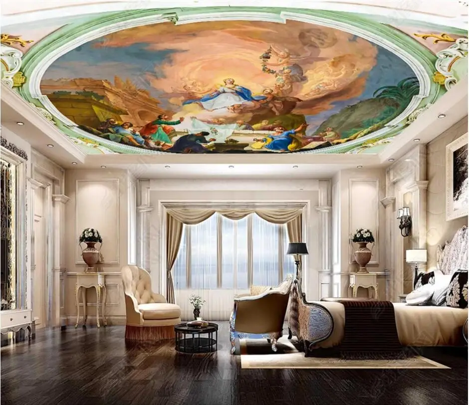 Custom photo 3d ceiling murals wallpaper Blessing of the Virgin Mary home decor 3d wall murals wallpaper for living room
Custom photo 3d ceiling murals wallpaper Blessing of the Virgin Mary home decor 3d wall murals wallpaper for living room