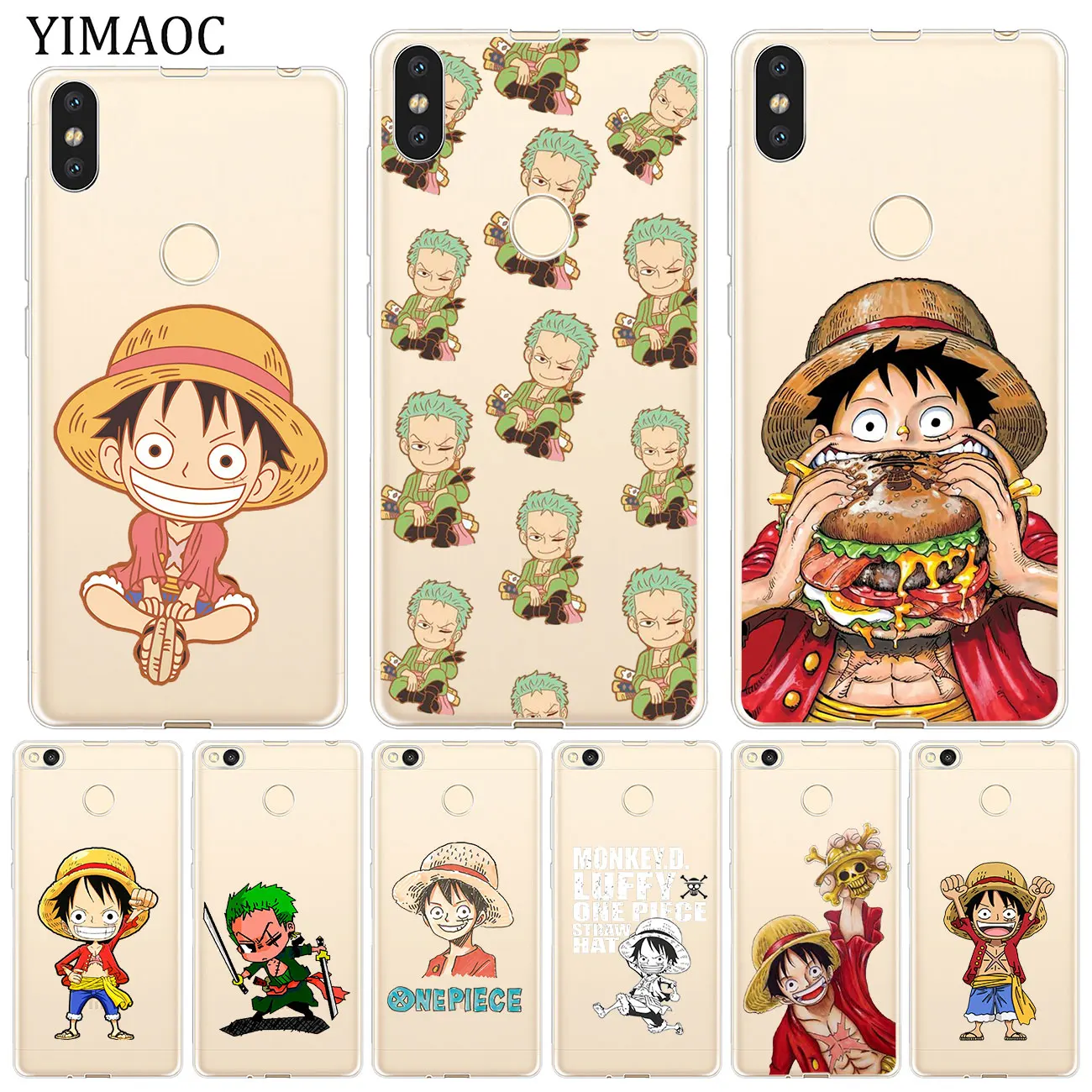 Мягкий силиконовый чехол YIMAOC Animal Cute One Piece для Xiaomi Redmi K20 8A 7A 6A 5A 4A 4X S2 GO Note 8 7 6 5 Pro Plus