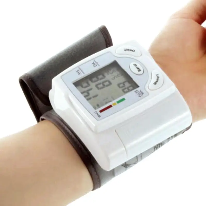 Home Health Care Automatic Wrist Blood Pressure Monitor LCD digital display screen tonometer on wrist Heart Beat Meter Machine
Home Health Care Automatic Wrist Blood Pressure Monitor LCD digital display screen tonometer on wrist Heart Beat Meter Machine
