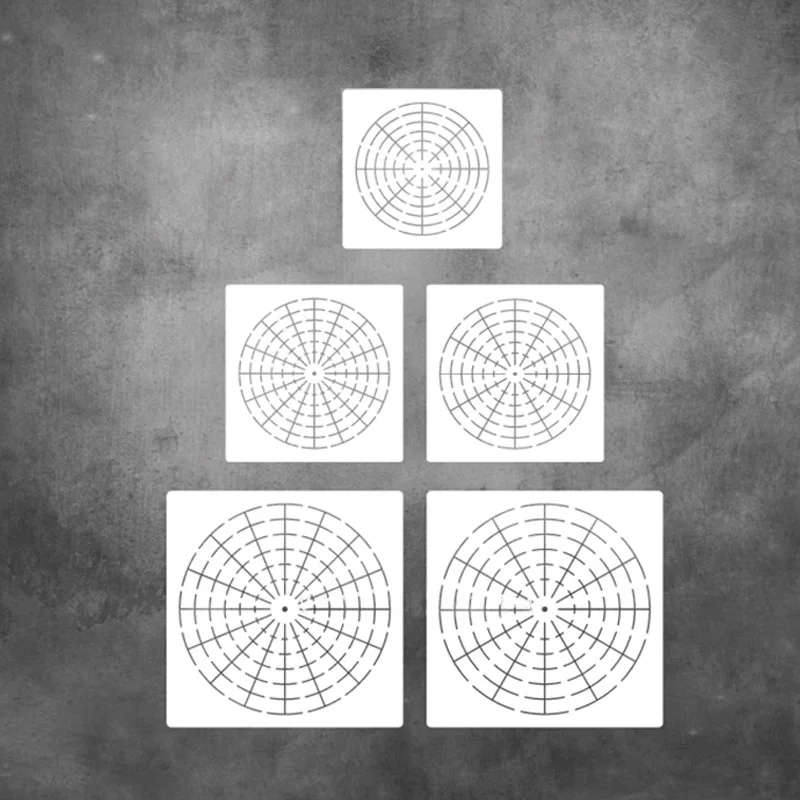 6Pcs Wood Rocks Fabrics Tools PET DIY Craft Mandala Dotting Stencils Painting Drawing Template Reusable Wall Art Assorted Style
6Pcs Wood Rocks Fabrics Tools PET DIY Craft Mandala Dotting Stencils Painting Drawing Template Reusable Wall Art Assorted Style
