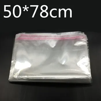 100 Pcs Clear Self Adhesive Seal Plastic Bags Transparent Opp Packing Bags 50x78cm
100 Pcs Clear Self Adhesive Seal Plastic Bags Transparent Opp Packing Bags 50x78cm