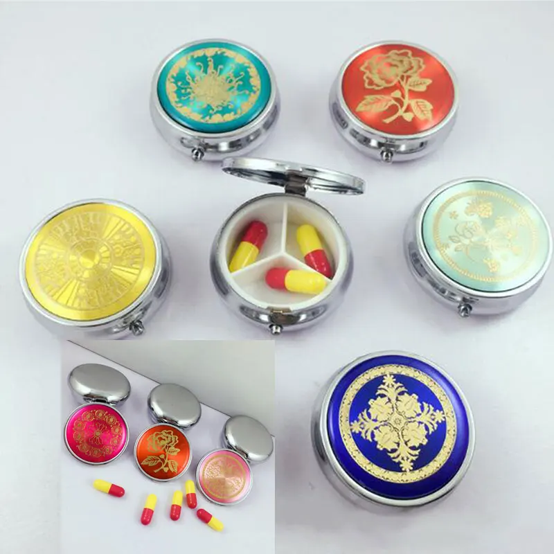 1 PCS Flower Print Folding Metal Round Pill Case Medicine Organizer Box Random Travel Makeup Storage Container
1 PCS Flower Print Folding Metal Round Pill Case Medicine Organizer Box Random Travel Makeup Storage Container