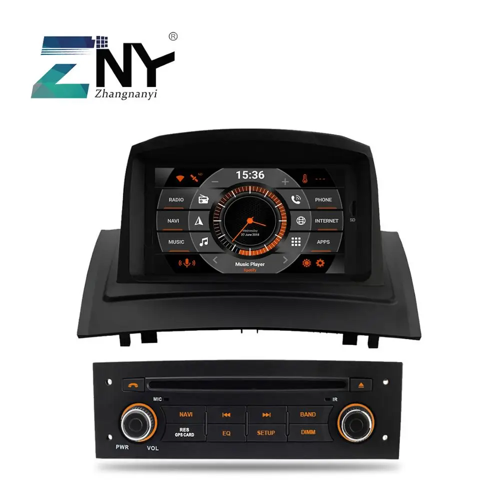 7 "ips Android 9 0 автомобильный стерео gps для Renault Megane 2 2005 2006 2007 2008 2009 радио FM wifi DVD