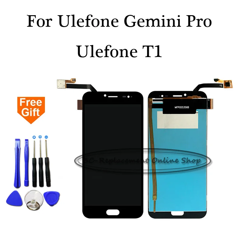 5.5 inch For Ulefone T1 LCD Display Touch Screen Digitizer Assembly For Ulefone Gemini Pro LCD Display Replacement Free Tools
5.5 inch For Ulefone T1 LCD Display Touch Screen Digitizer Assembly For Ulefone Gemini Pro LCD Display Replacement Free Tools