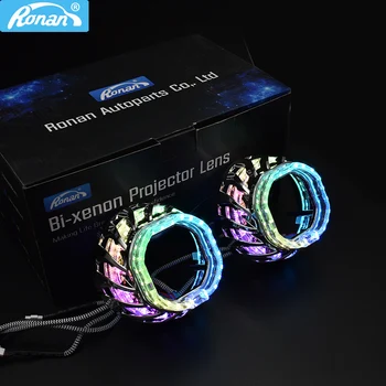 RONAN 2.5 inch WRGB square double LED spiral Shrouds Angel Eye Masks DRL for 2.5 inch WST Bi Xenon Bi-led Projector Lens Shrouds
RONAN 2.5 inch WRGB square double LED spiral Shrouds Angel Eye Masks DRL for 2.5 inch WST Bi Xenon Bi-led Projector Lens Shrouds