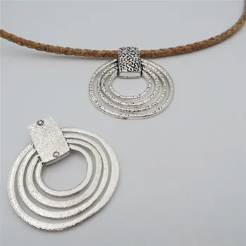 5 units antique sliver circle Loop statement Necklace pendant jewelry finding suppliers D-3-80
5 units antique sliver circle Loop statement Necklace pendant jewelry finding suppliers D-3-80