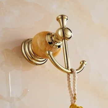 Antique Gold Robe Hooks European Style With Jade Base 304 Stainless Steel Wall Mounte Coat Hook Bathroom Accessories Ct10
Antique Gold Robe Hooks European Style With Jade Base 304 Stainless Steel Wall Mounte Coat Hook Bathroom Accessories Ct10