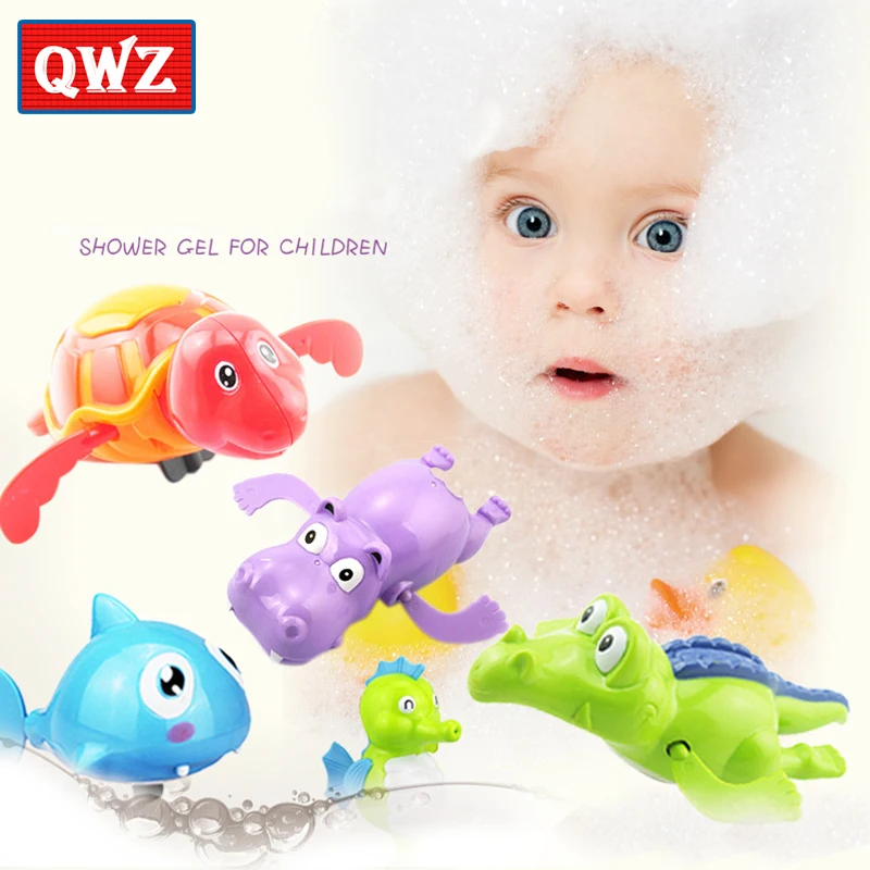 Baby Bath Toy Shark Crocodile Hippo Swim Bath Turtle Floating Water Wound-up Chain Baby Children Classic Toys Gifts Random Color
Baby Bath Toy Shark Crocodile Hippo Swim Bath Turtle Floating Water Wound-up Chain Baby Children Classic Toys Gifts Random Color