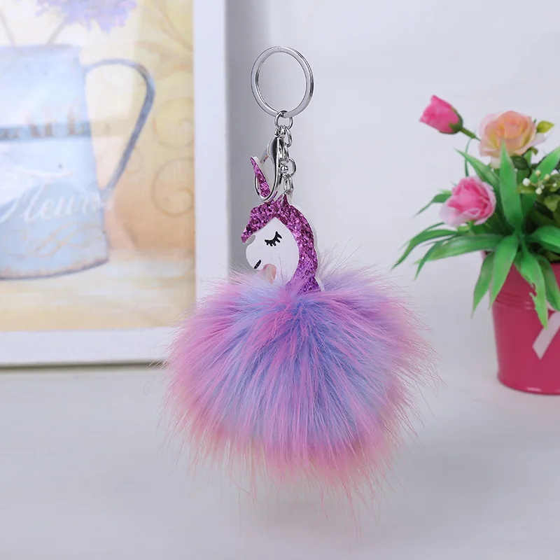 Juelee Colorful Fluffy Unicorn Keychain Pompom Faux Rabbit Fur Key Chain Bag Car Key Ring Hang Bag Jewelry
Juelee Colorful Fluffy Unicorn Keychain Pompom Faux Rabbit Fur Key Chain Bag Car Key Ring Hang Bag Jewelry