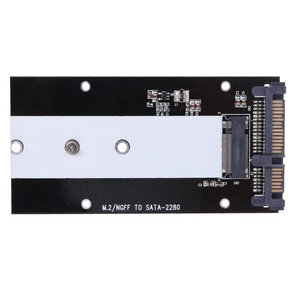 2pcs B Key M.2 NGFF SSD to 2.5" SATA Converter Adapter Card m2 SSD adapter for Samsung SSD 2230/2242/2260/2280mm M.2
2pcs B Key M.2 NGFF SSD to 2.5" SATA Converter Adapter Card m2 SSD adapter for Samsung SSD 2230/2242/2260/2280mm M.2
