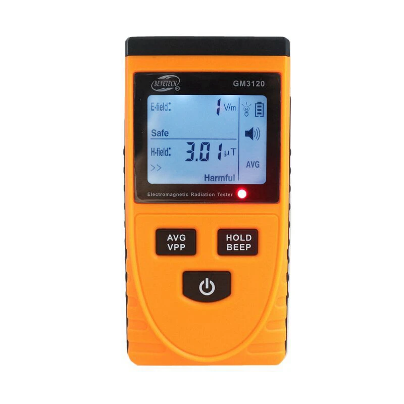 GM3120 LCD Electromagnetic Radiation Detector Tester Radiation Meter Dosimeter Counter Measurement for Computer Mobile Phone
GM3120 LCD Electromagnetic Radiation Detector Tester Radiation Meter Dosimeter Counter Measurement for Computer Mobile Phone
