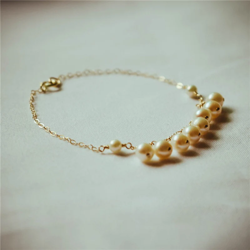 customize Freshwater Pearl Bracelet Gold Fillde Handmade Bangles Vintage Charm Not fade Jewelry Party Gift bracelet for Women
customize Freshwater Pearl Bracelet Gold Fillde Handmade Bangles Vintage Charm Not fade Jewelry Party Gift bracelet for Women