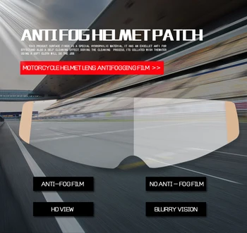 Helmets visor Anti-fog Film Motorcycle Full Face Helmet Pinlock Anti-fog patch suitable for K3 K4 AX8 LS2 HJC
Helmets visor Anti-fog Film Motorcycle Full Face Helmet Pinlock Anti-fog patch suitable for K3 K4 AX8 LS2 HJC