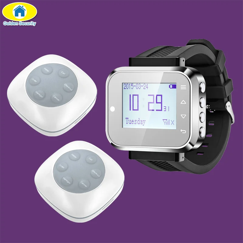 Golden Security FSK C166 Watch Wireless Calling Service System for Office Restaurant Coffee Shop,1 Watch,2 Pager Buttons
Golden Security FSK C166 Watch Wireless Calling Service System for Office Restaurant Coffee Shop,1 Watch,2 Pager Buttons