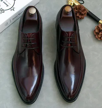 spring new fashion men pointed toes leather shoes male england style lace up leather shoes male wedding shoes free shipping
spring new fashion men pointed toes leather shoes male england style lace up leather shoes male wedding shoes free shipping