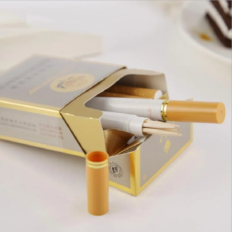 Hoomall Cigarette Shaped Toothpick Holder Tooth Pick Dispenser Creative Safe Secret Diversion Pill Box Case
Hoomall Cigarette Shaped Toothpick Holder Tooth Pick Dispenser Creative Safe Secret Diversion Pill Box Case