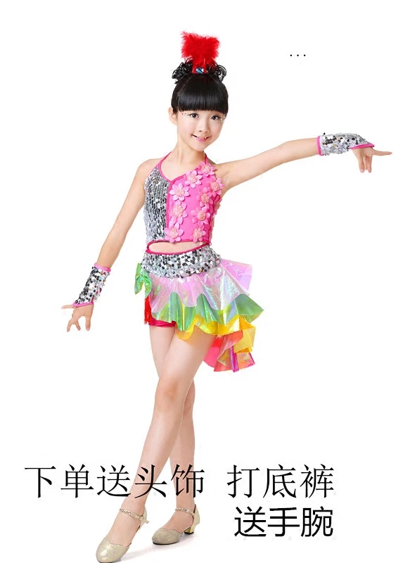 Girls Latin dance performance clothing children Latin practice clothing group competition skirt children Latin dance costumes
Girls Latin dance performance clothing children Latin practice clothing group competition skirt children Latin dance costumes