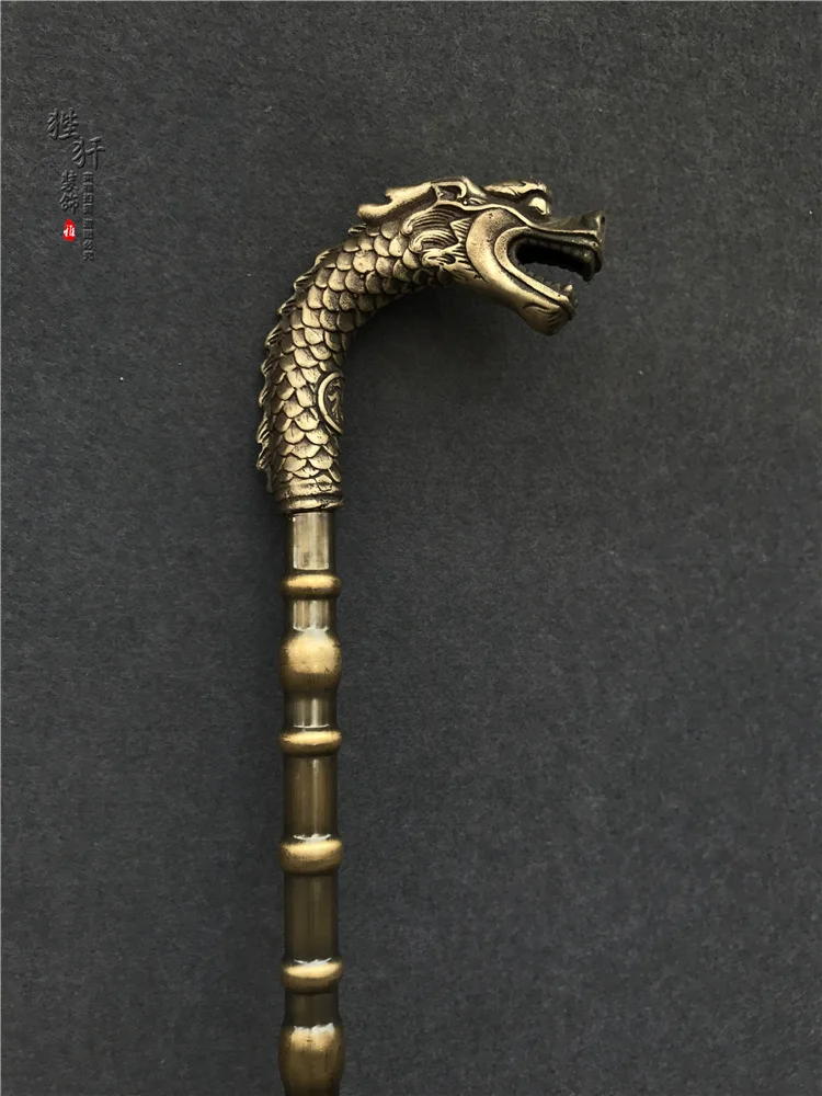 pure Brass statues Loong crutch head pure copper archaize faucet crutches cane tick best collection adornment cane old man At
pure Brass statues Loong crutch head pure copper archaize faucet crutches cane tick best collection adornment cane old man At
