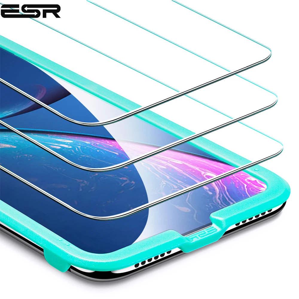 ESR Screen Protector for iPhone X XS XR XS Max 5X Stronger Tempered Glass Protector free Applicator for iPhone XS XR XS Max 2018
ESR Screen Protector for iPhone X XS XR XS Max 5X Stronger Tempered Glass Protector free Applicator for iPhone XS XR XS Max 2018