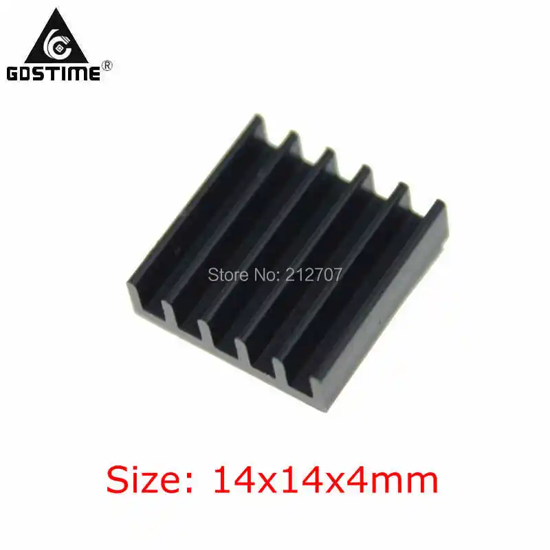 20pcs/lot Gdstime Cooling Heat sink 14 x 14 x 4 mm Chipset RAM Heatsink Aluminum Radiator
20pcs/lot Gdstime Cooling Heat sink 14 x 14 x 4 mm Chipset RAM Heatsink Aluminum Radiator