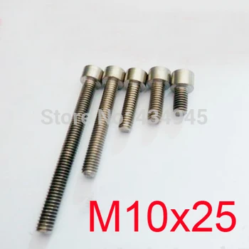 20pcs M10x25 M10 Thread Diameter 25mm Length Hex socket head cap Ti screw Gr2 cup head Titanium bolts
20pcs M10x25 M10 Thread Diameter 25mm Length Hex socket head cap Ti screw Gr2 cup head Titanium bolts