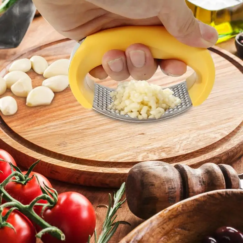 Multi-function Manual Garlic Presser Curved Garlic Grinding Slicer Chopper Stainless Steel Garlic Presses Cooking Gadgets Tool
Multi-function Manual Garlic Presser Curved Garlic Grinding Slicer Chopper Stainless Steel Garlic Presses Cooking Gadgets Tool