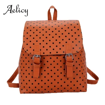 Aelicy Women Leather Backpacks Black Dots Shoulder Bag Female Backpack Small Travel Backpack Mochilas School Bags For Girls
Aelicy Women Leather Backpacks Black Dots Shoulder Bag Female Backpack Small Travel Backpack Mochilas School Bags For Girls