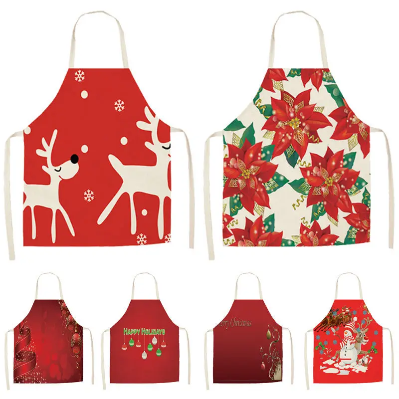 1Pcs Red Christmas Apron Pinafore Cotton Linen Aprons 53*65cm Adult Bibs Home Kitchen Cooking Baking Cleaning Accessories CM1005
1Pcs Red Christmas Apron Pinafore Cotton Linen Aprons 53*65cm Adult Bibs Home Kitchen Cooking Baking Cleaning Accessories CM1005