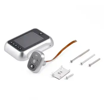 3.5 LCD T115 Color Screen Doorbell Viewer Digital Door Peephole Viewer Camera Door Eye Video record 120 Degrees Night Vision NEW
3.5 LCD T115 Color Screen Doorbell Viewer Digital Door Peephole Viewer Camera Door Eye Video record 120 Degrees Night Vision NEW