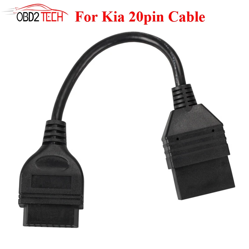 High Quality for KIA 20Pin Male to OBD 2 OBDII 16 Pin 16Pin Female Car Diagnostic Tool Adapter Cable
High Quality for KIA 20Pin Male to OBD 2 OBDII 16 Pin 16Pin Female Car Diagnostic Tool Adapter Cable