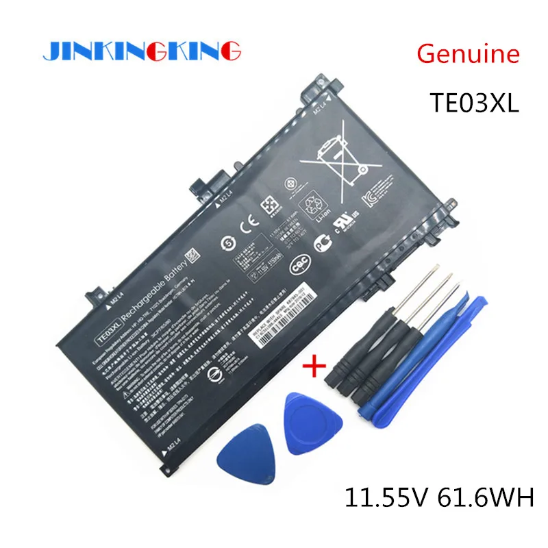 11.55V 61.6Wh New Original TE03XL Laptop Battery for HP 849570-541 TPN-Q173 HSTNN-UB7A 15-bc011TX 15-bc012TX 15-bc013TX
11.55V 61.6Wh New Original TE03XL Laptop Battery for HP 849570-541 TPN-Q173 HSTNN-UB7A 15-bc011TX 15-bc012TX 15-bc013TX
