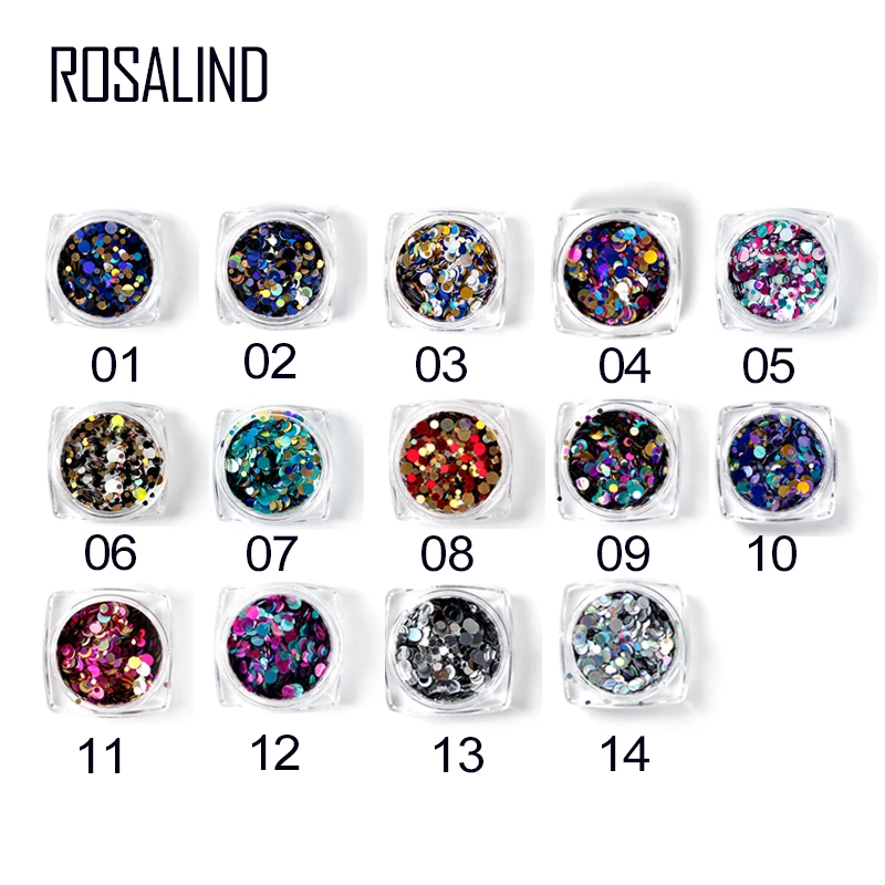 Rosalind Mixed Nail Glitter Powder Thin Paillette Nail Art Glitter Sequins Color Women Nail Decoration Gel Polish Manicure Tool
Rosalind Mixed Nail Glitter Powder Thin Paillette Nail Art Glitter Sequins Color Women Nail Decoration Gel Polish Manicure Tool