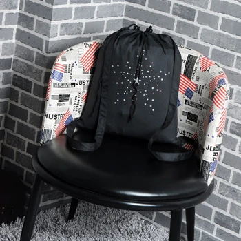 Wide Shoulder Strap Beam Backpack Black Waterproof Drawstring Back Pocket Outdoor Sports Leisure Walking Riding Storage Bag
Wide Shoulder Strap Beam Backpack Black Waterproof Drawstring Back Pocket Outdoor Sports Leisure Walking Riding Storage Bag