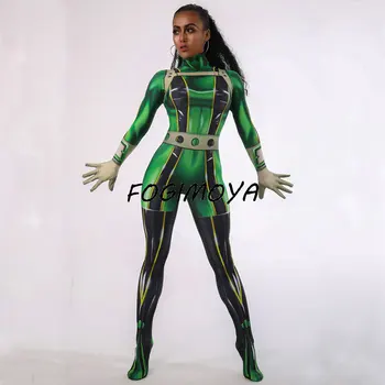 FOGIMOYA New Cospaly Anime 3D Women My Hero Academia Boku no Hero Academia Asui Tsuyu Cosplay Costume Zentai Bodysuit Suit
FOGIMOYA New Cospaly Anime 3D Women My Hero Academia Boku no Hero Academia Asui Tsuyu Cosplay Costume Zentai Bodysuit Suit