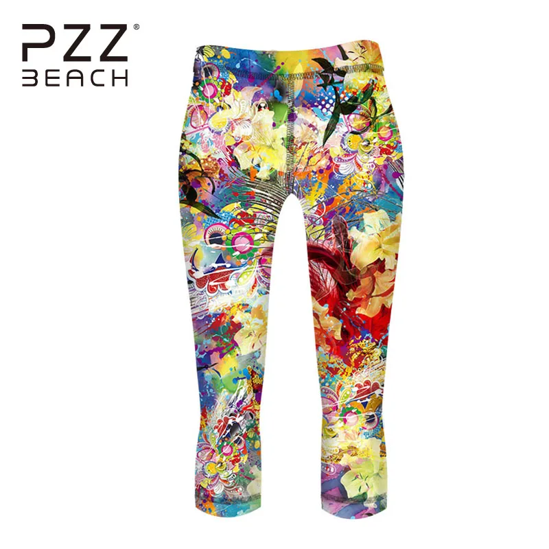Floral Print Women Yoga Pants Seamless Tummy Control Tights Leggings Elasticity Sports 3/4 Yoga Trousers Compression Pants
Floral Print Women Yoga Pants Seamless Tummy Control Tights Leggings Elasticity Sports 3/4 Yoga Trousers Compression Pants