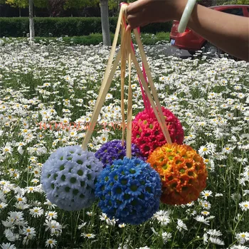 7.5 inch / (19cm) Wedding Artificial Silk Daisy Kissing Ball Flower Pomander Bouquet Ball Home Decorative Balls
7.5 inch / (19cm) Wedding Artificial Silk Daisy Kissing Ball Flower Pomander Bouquet Ball Home Decorative Balls