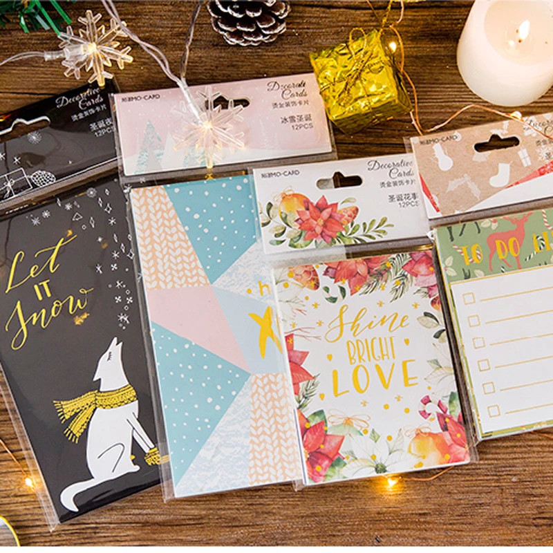Dokibook Notebook Christmas decoration card foil lable card for diary Planner diy office accessories creative school stationery
Dokibook Notebook Christmas decoration card foil lable card for diary Planner diy office accessories creative school stationery