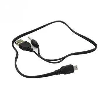 2 In 1 USB Male Mini USB 5 Pin+3.5MM AUX Cable, AUX And Charger 2 In 1 Cable For Portable Speaker #2
2 In 1 USB Male Mini USB 5 Pin+3.5MM AUX Cable, AUX And Charger 2 In 1 Cable For Portable Speaker #2