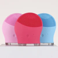 Electric Face Cleanser Vibrate Pore Clean Silicone Cleansing Brush Tool Massager Facial Vibration Skin Care Spa Massage image